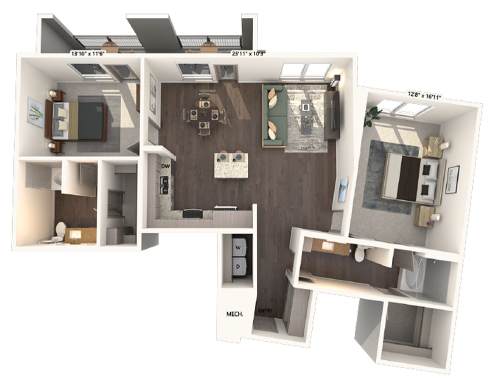 B5-1345-G floor plan