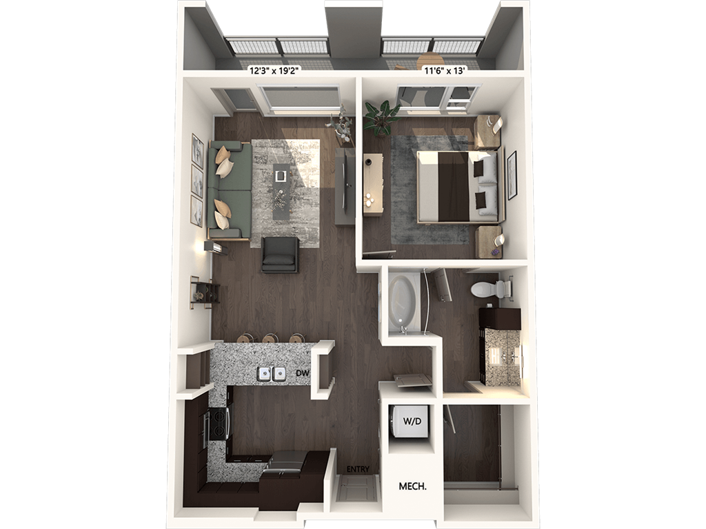 A5-784-E floor plan