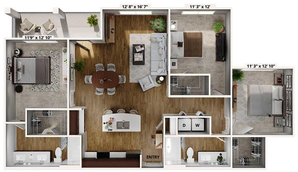C1 floor plan