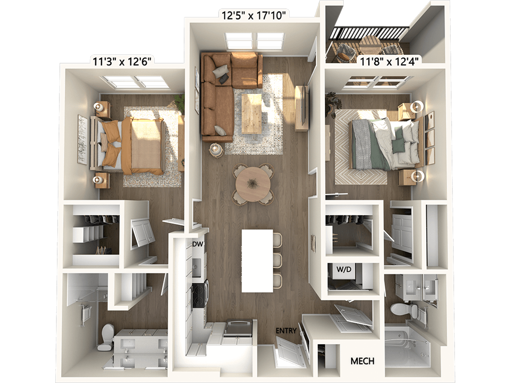 B2-Finish1-1067 floor plan