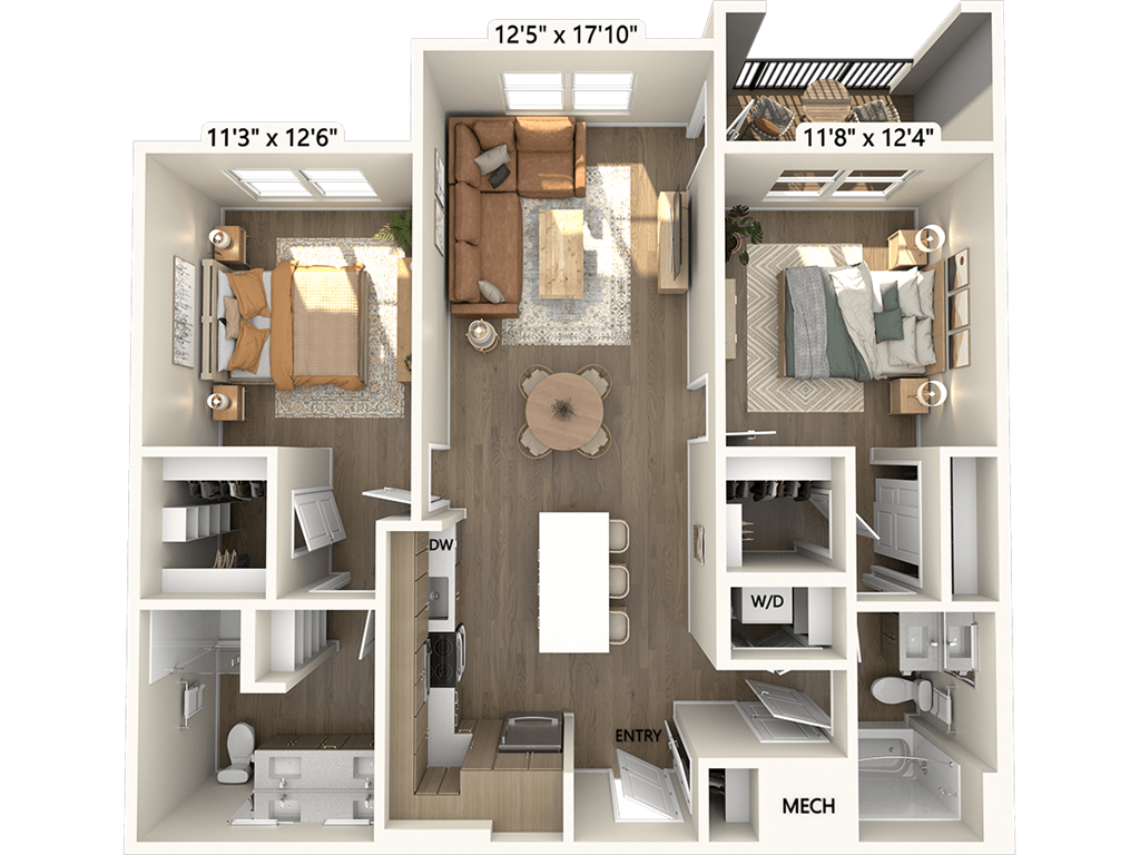 B2-Finish2-1067 floor plan