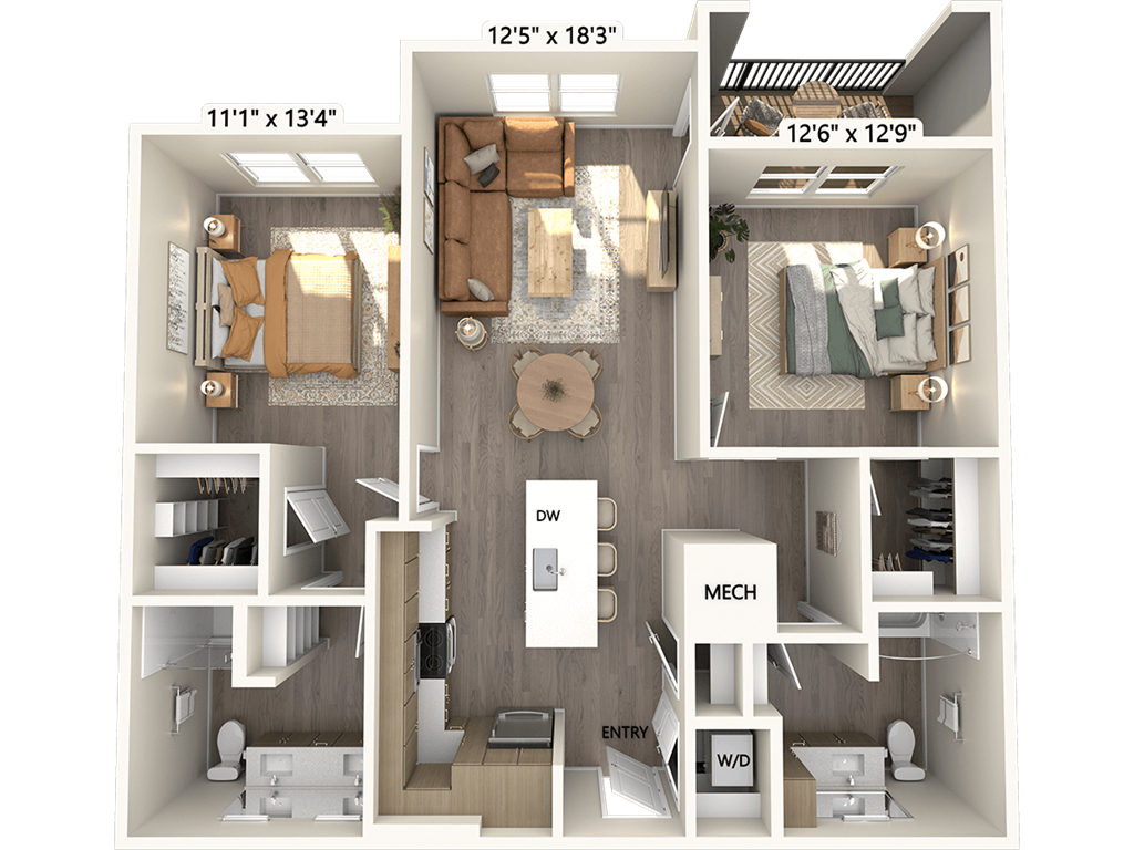 B3a-Finish2-1103 floor plan
