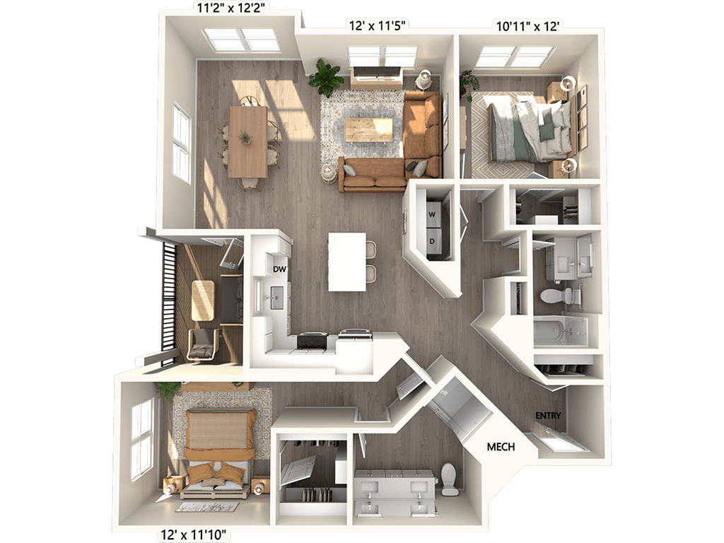 B4-Finish1-1306 floor plan