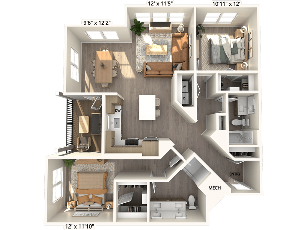 B4-Finish2-1252 floor plan