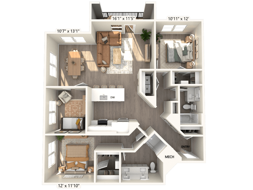 B5D-Finish1-1477 floor plan
