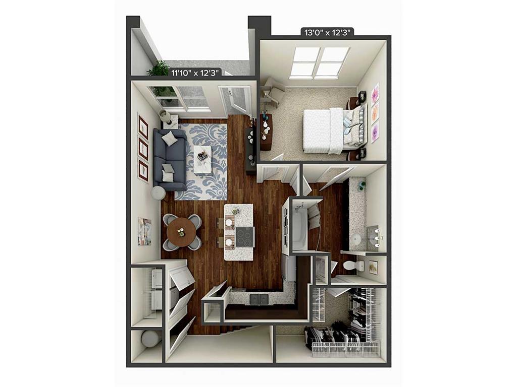 A2-1-807 floor plan