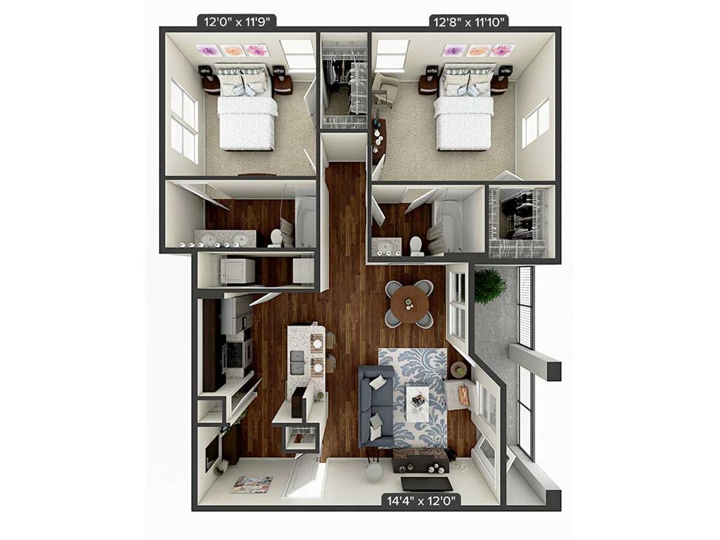 B1-1064 floor plan