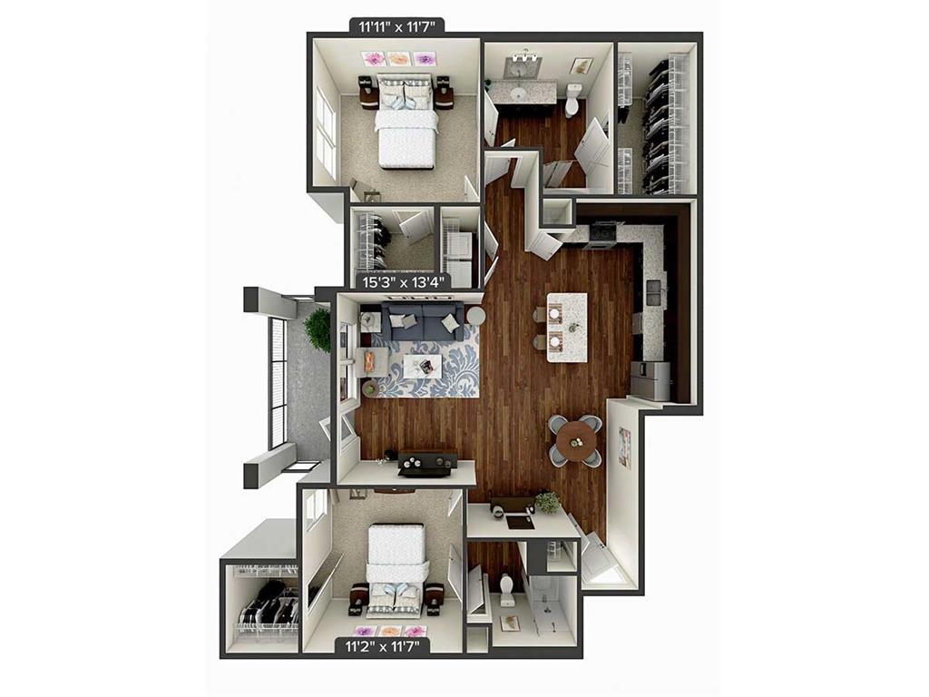 B2-1111 floor plan