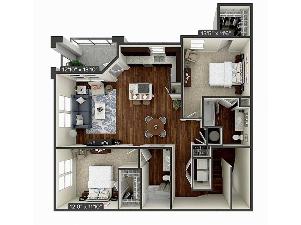B2-2-1194 floor plan