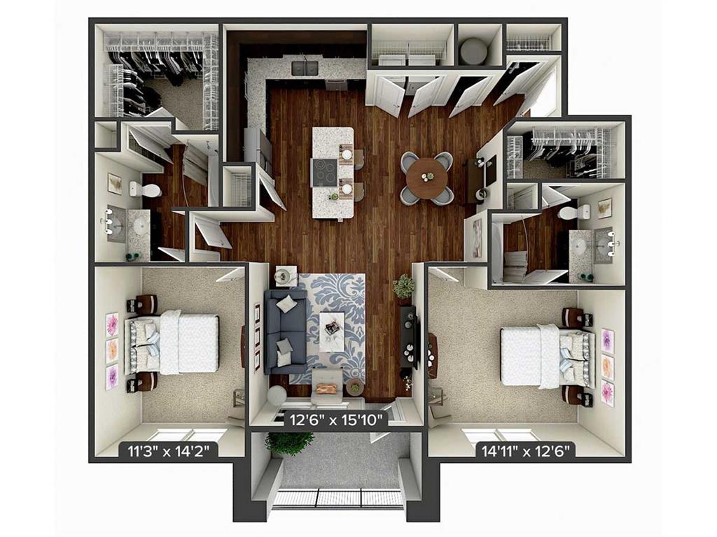 B4-1-1152 floor plan