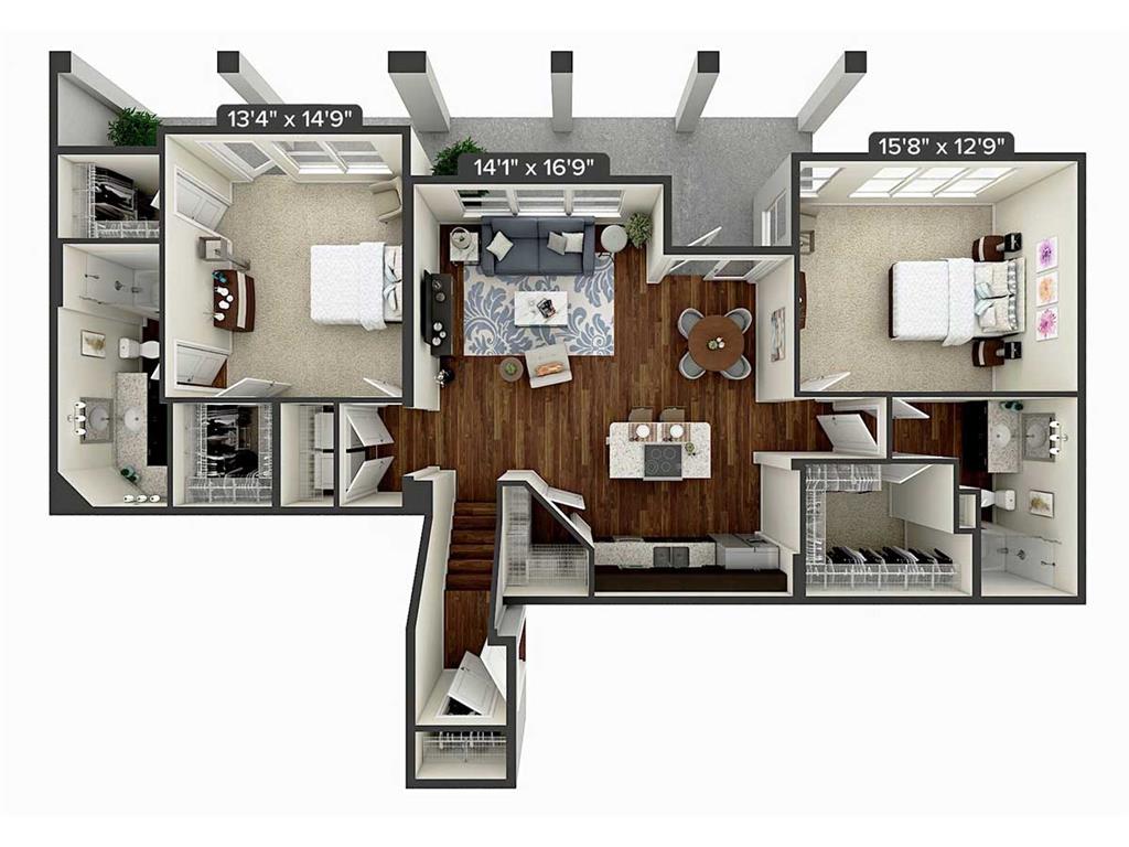 B5-1397 floor plan