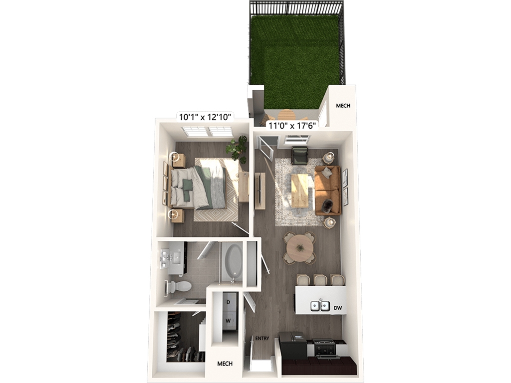 A1-Yard floor plan