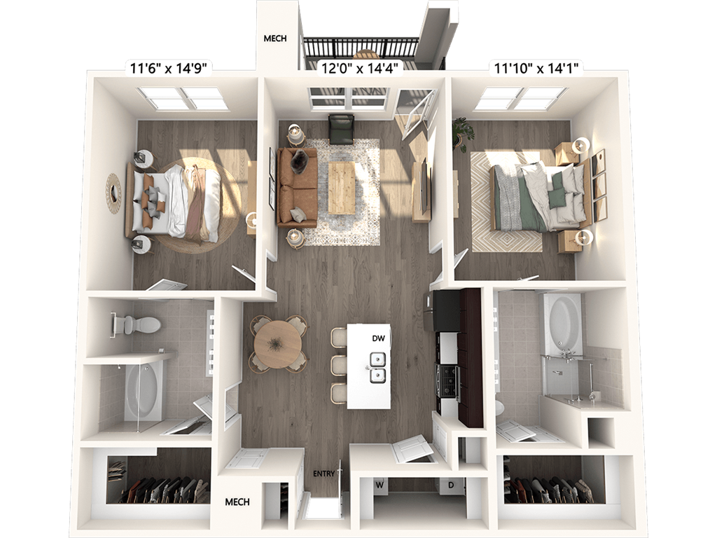 B4 floor plan