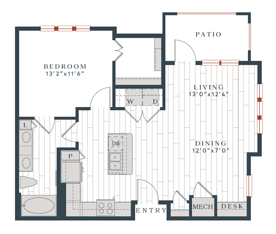 A4-842 floor plan