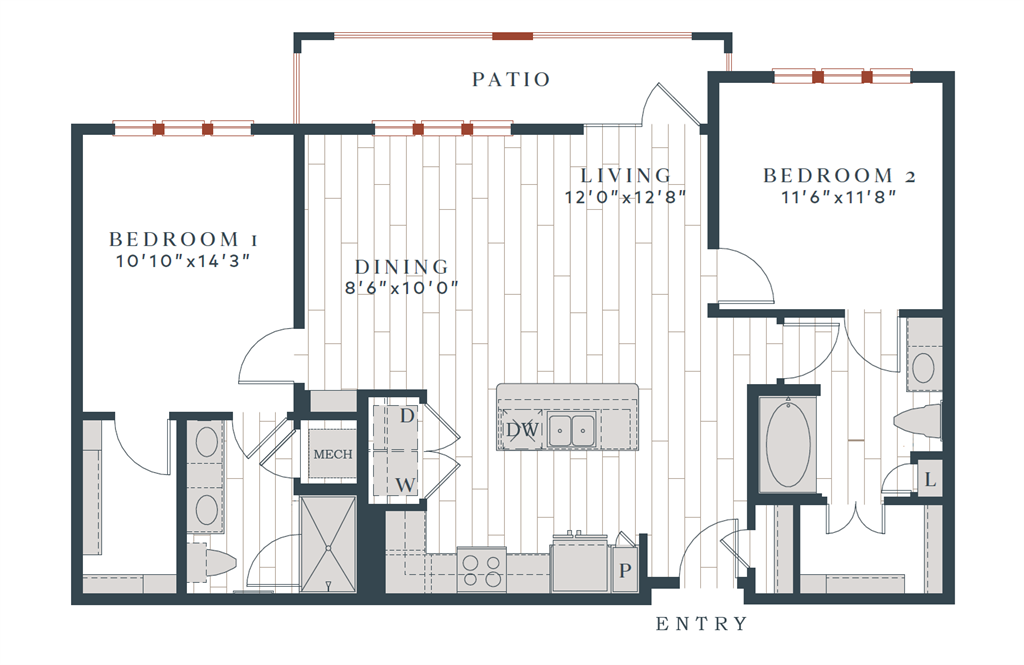 B3-1132 floor plan