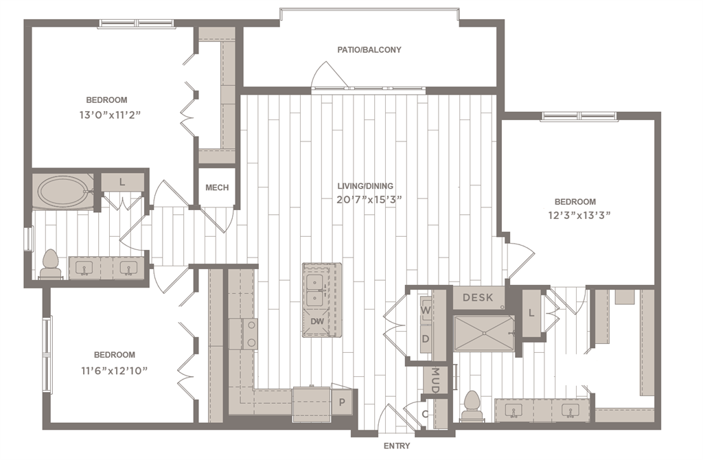 C1 floor plan
