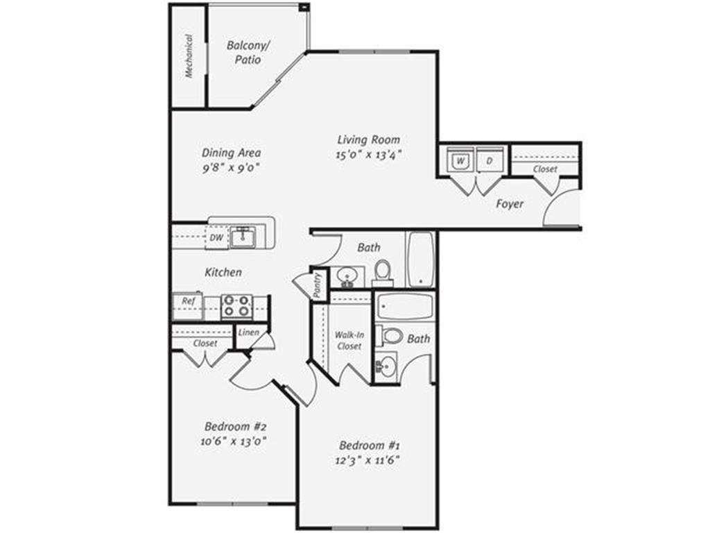 B2 floor plan