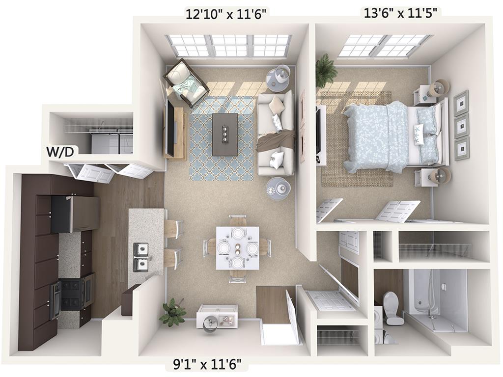 A1-E-Upper floor plan