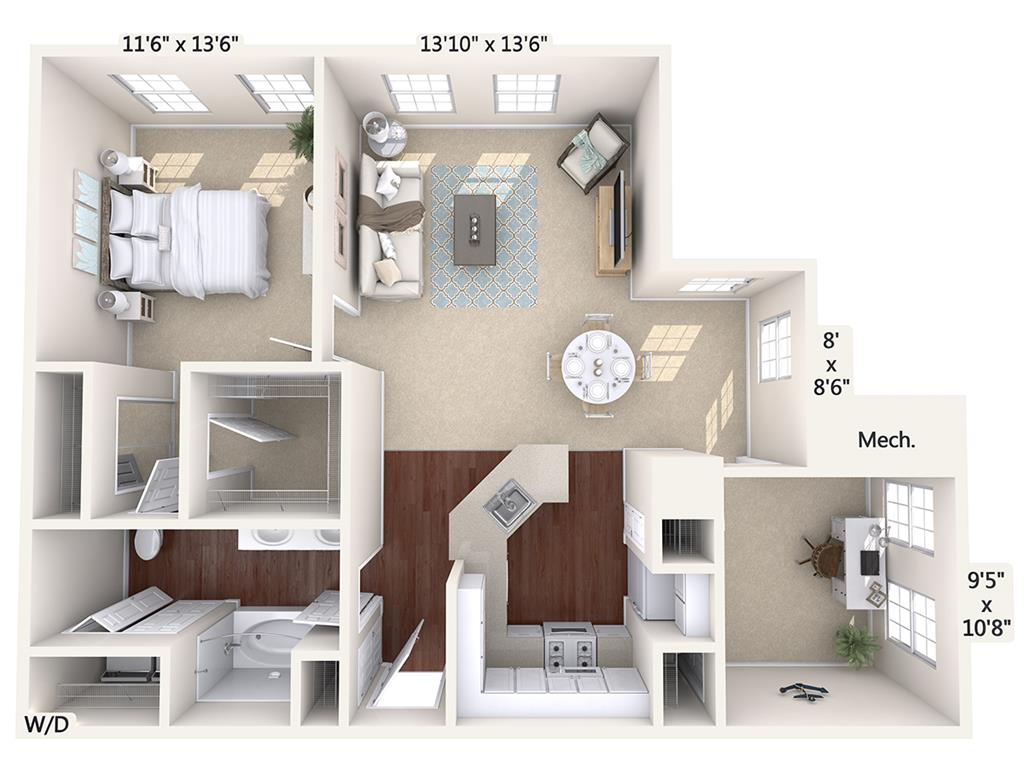 A5D-Std-Upper floor plan