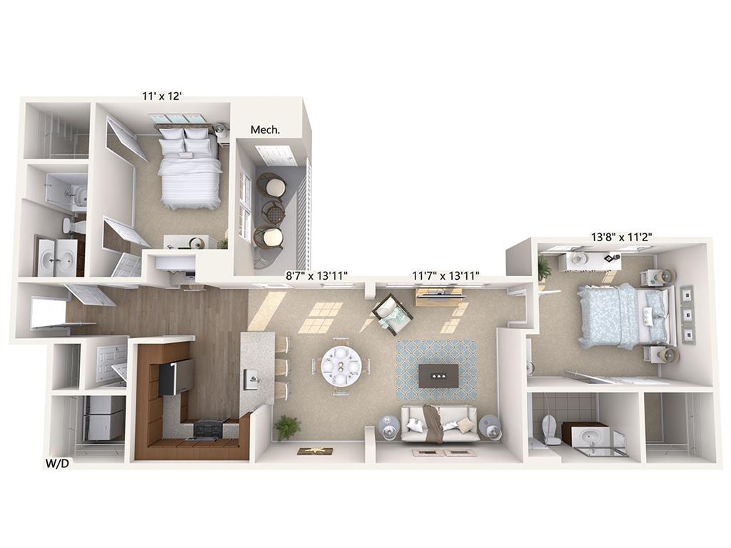 B2-H-Upper floor plan