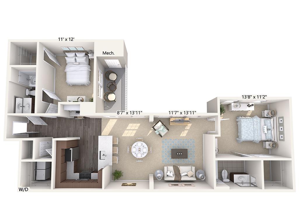 B2-S-Upper floor plan