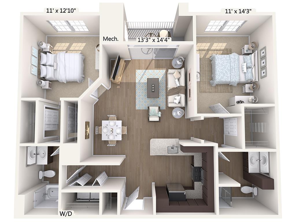 B4-E-Floor1 floor plan