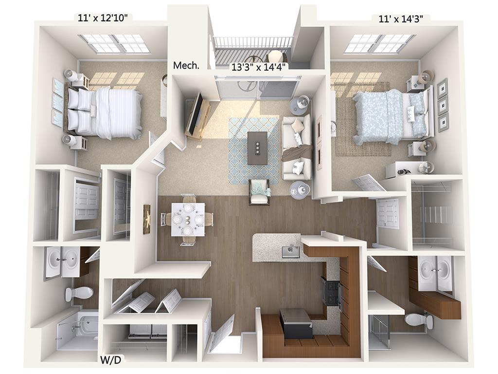 B4-H-Upper floor plan