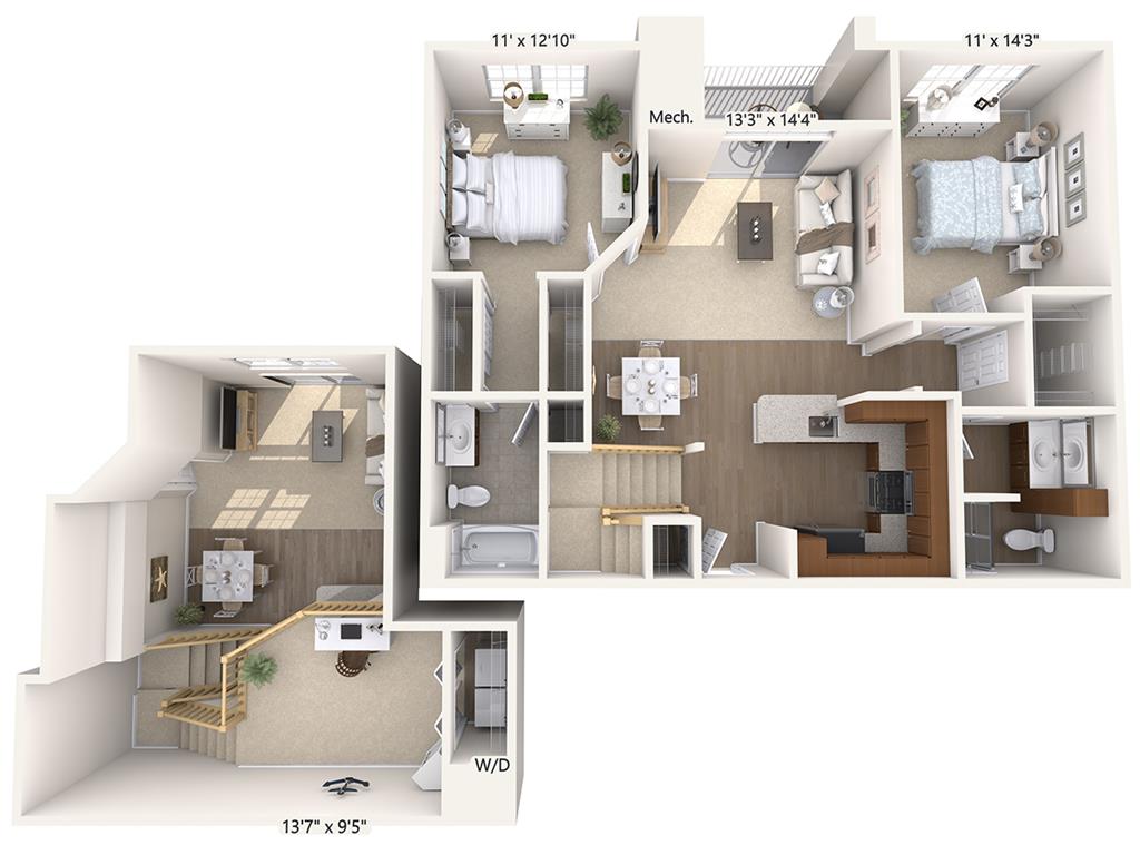 B4L-H-Upper floor plan