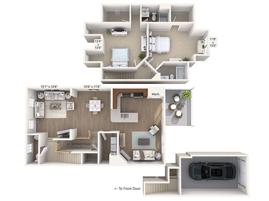 B2TG-H floor plan