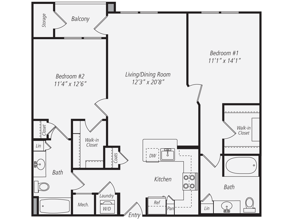B7CF floor plan