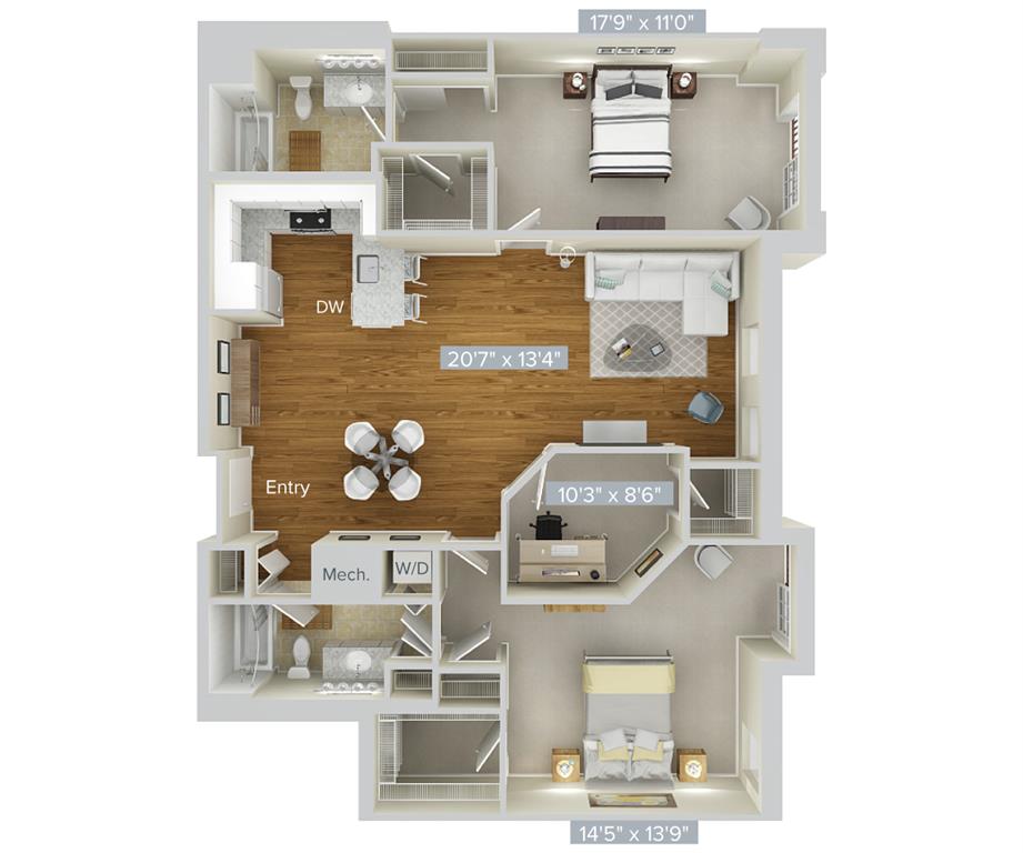 B34D-1461 floor plan