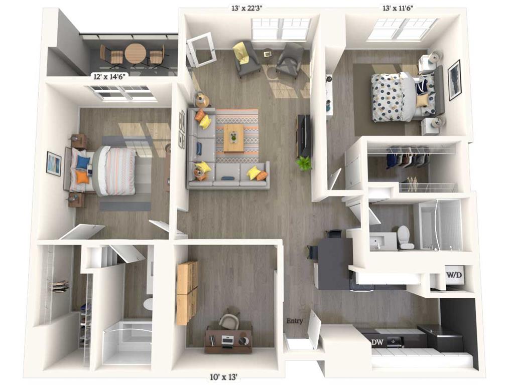 B6-Renovated-I floor plan