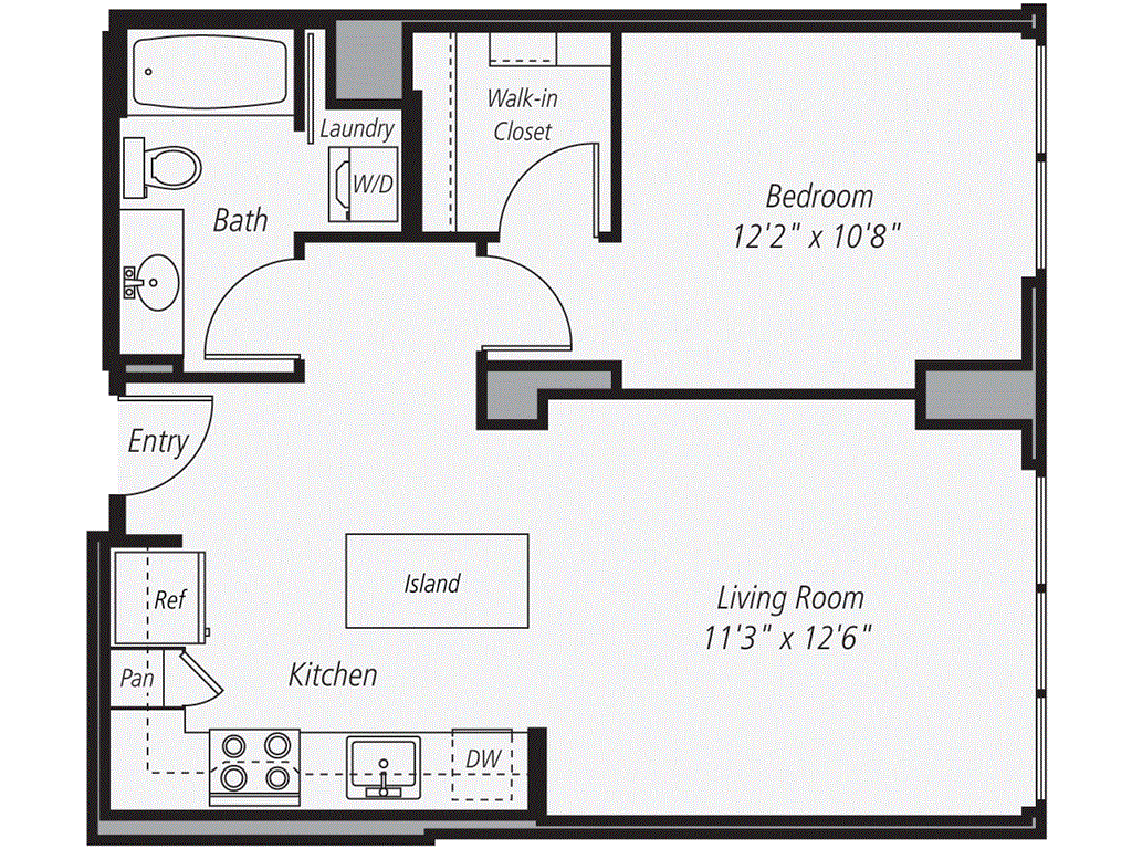 A1P floor plan