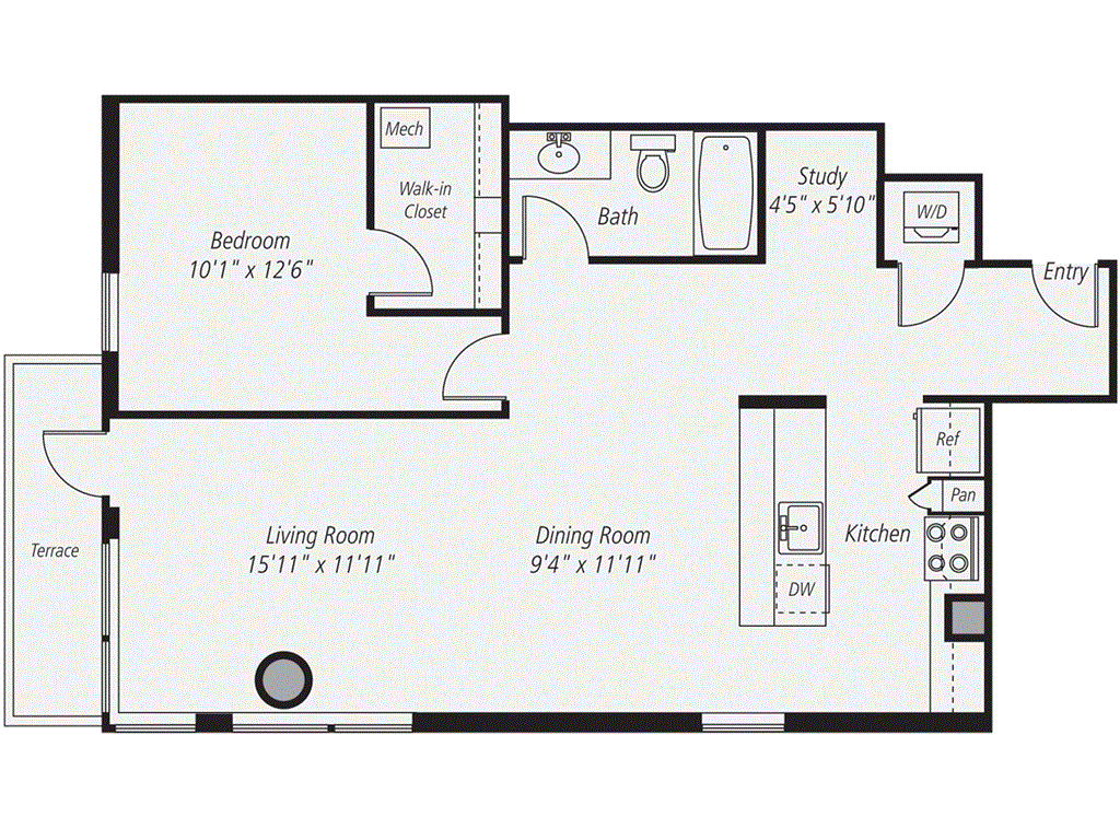 A25 floor plan