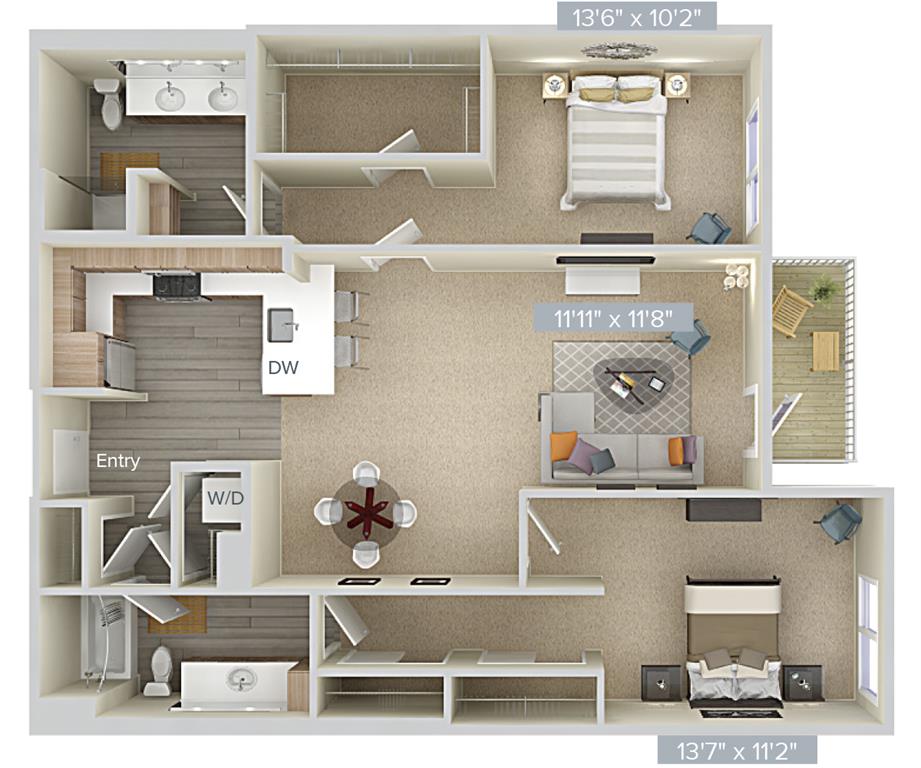 B13-1300 floor plan
