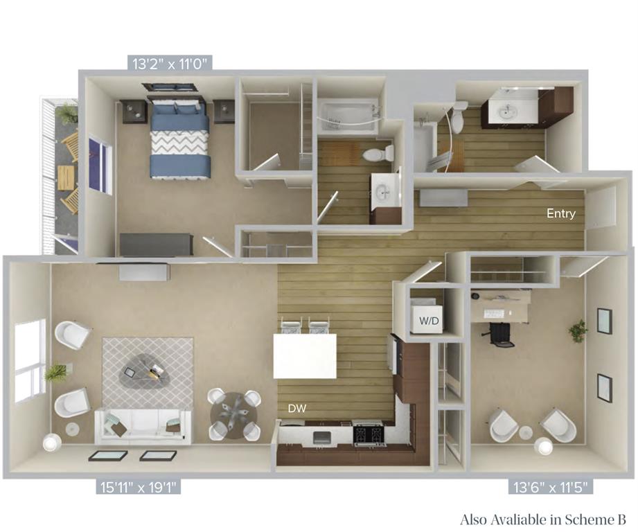A11D-1293-A floor plan