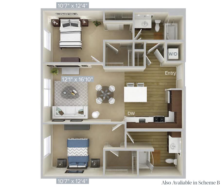 B1-1043-A floor plan