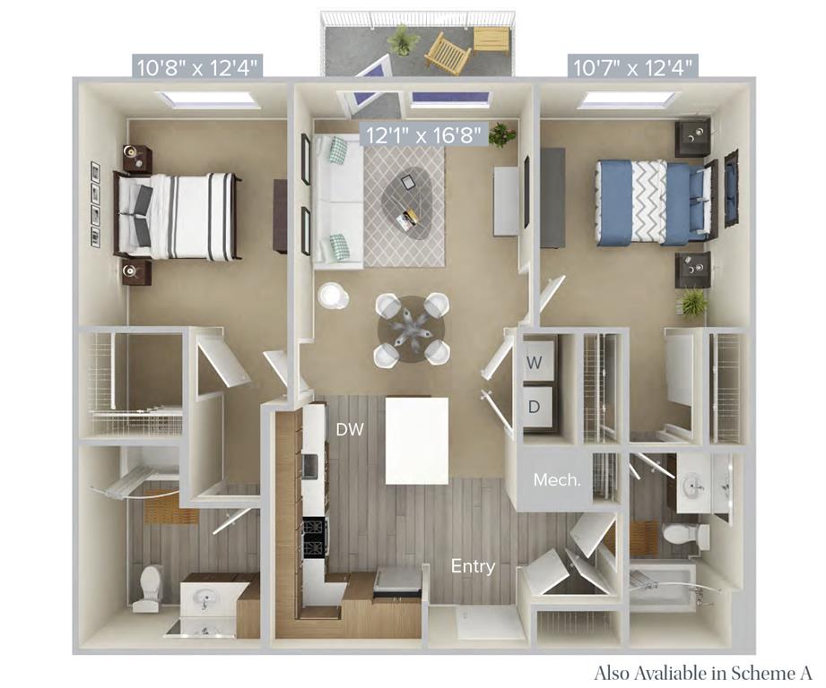 B2-1042-B floor plan