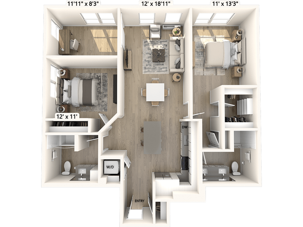 B2D floor plan