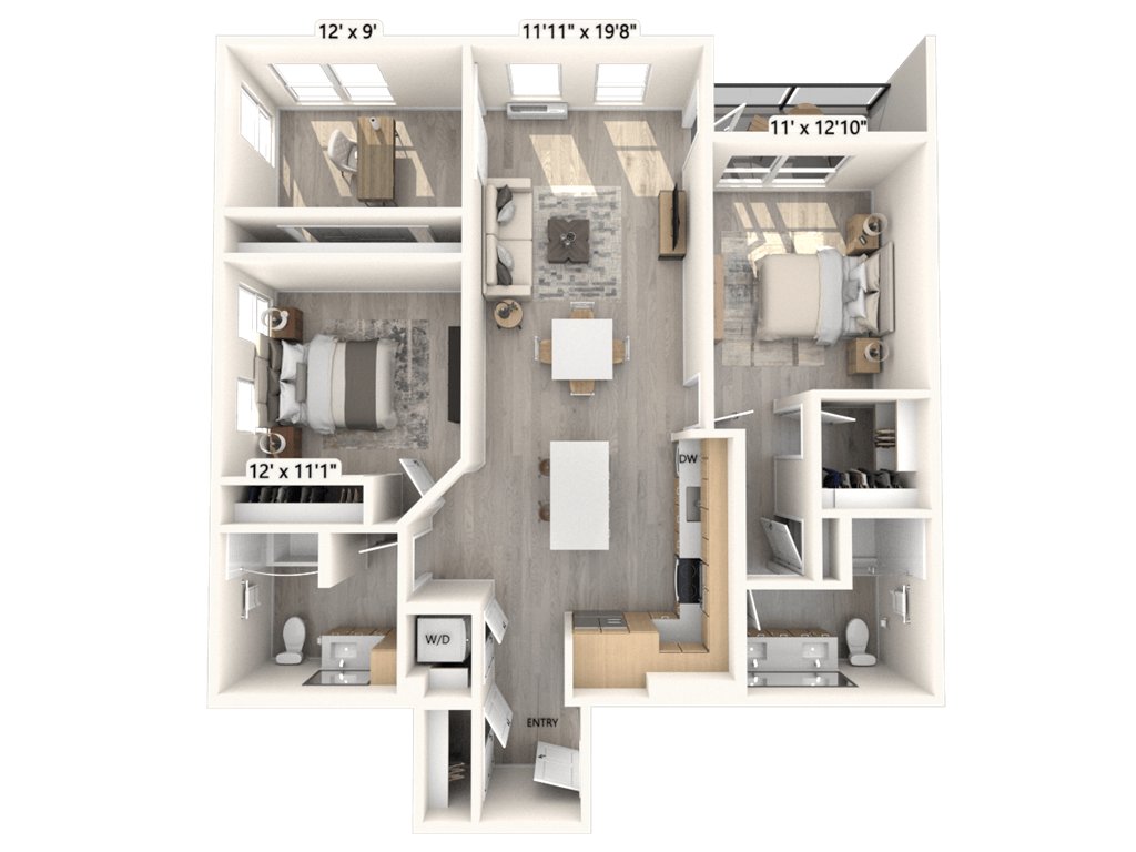 B3D-1 floor plan