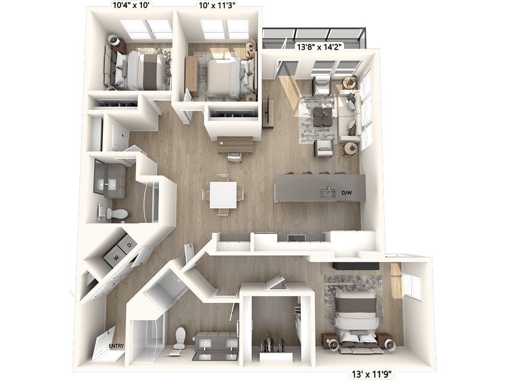 C2-1 floor plan
